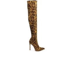 Dress>London Rag Women's Pokey Over The Knee Heeled Boots