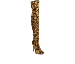 Dress>London Rag Women's Pokey Over The Knee Heeled Boots