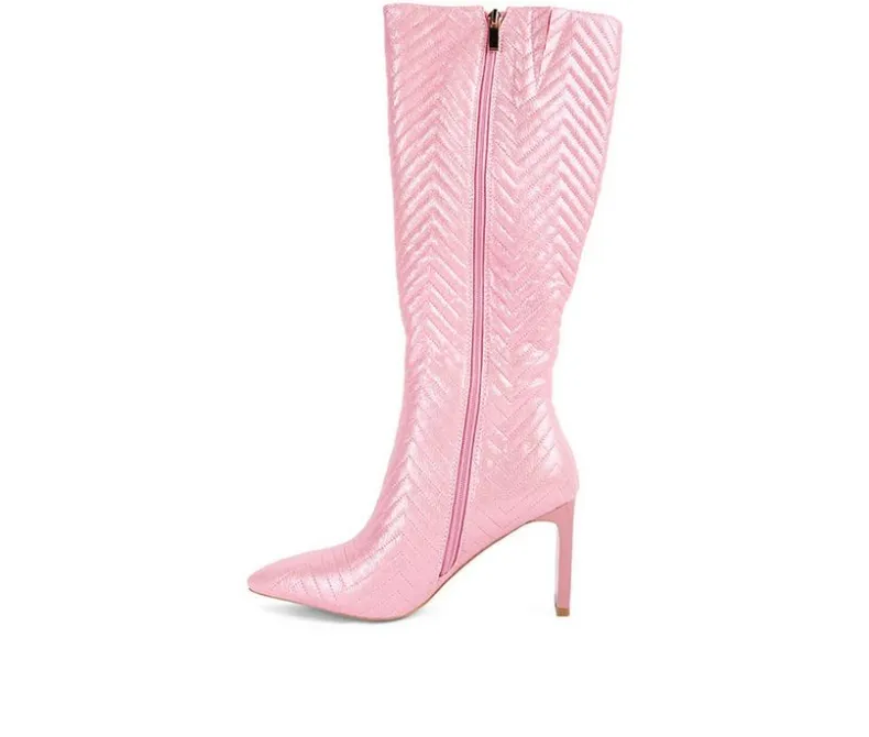 Tall|Dress>London Rag Women's Prinkles Knee High Heeled Boots