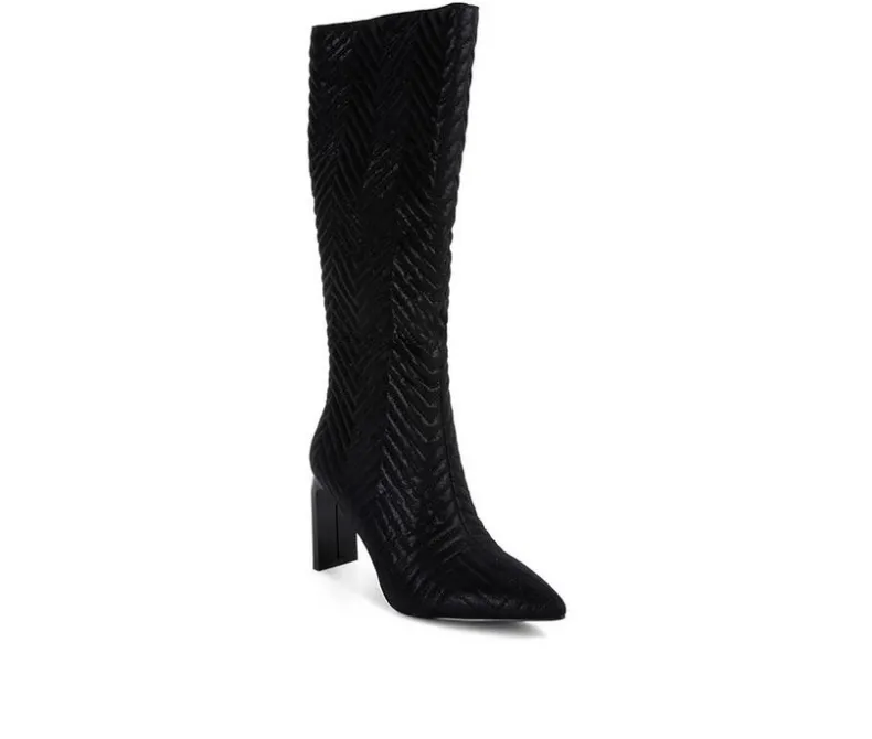 Tall|Dress>London Rag Women's Prinkles Knee High Heeled Boots