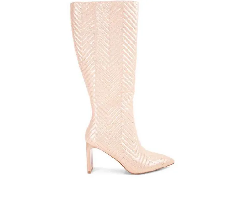Tall|Dress>London Rag Women's Prinkles Knee High Heeled Boots