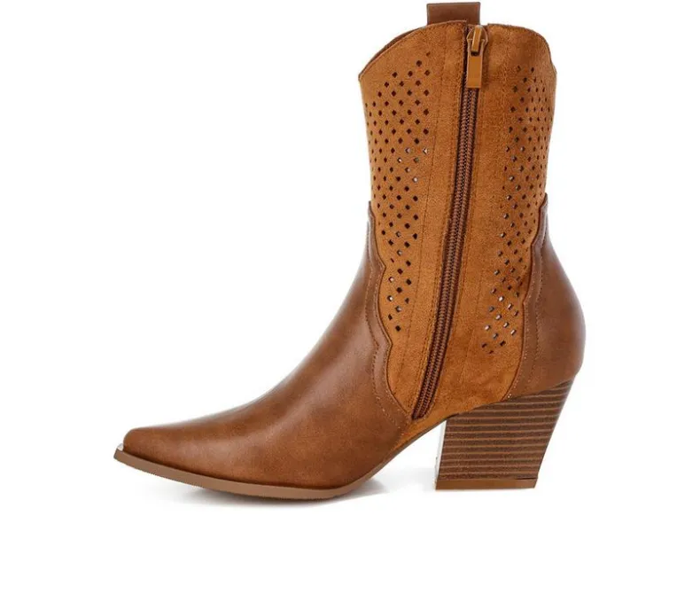Cowboy & Western|Pumps & Heels>London Rag Women's Prosia Cowgirl Boots