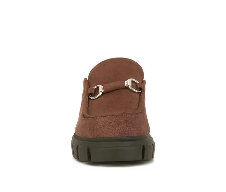 Clogs & Mules>London Rag Women's Prosper Chunky Heeled Mules