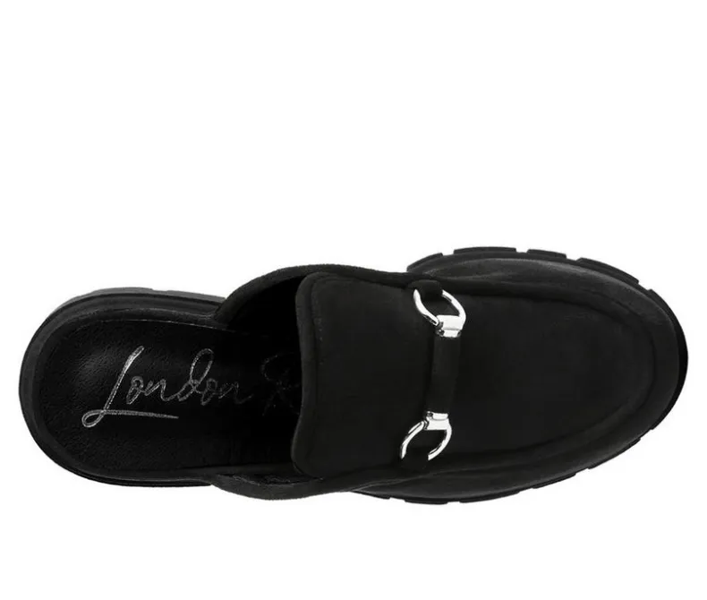 Clogs & Mules>London Rag Women's Prosper Chunky Heeled Mules