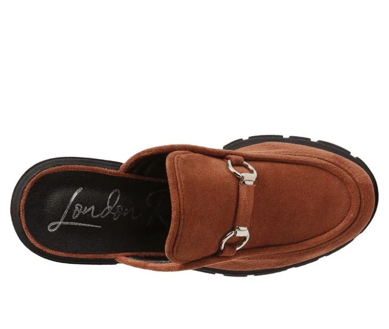 Clogs & Mules>London Rag Women's Prosper Chunky Heeled Mules