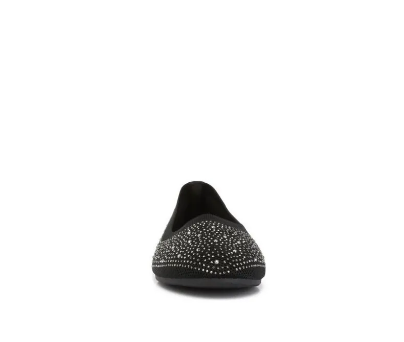 Flats>London Rag Women's Rhinestone Ballet Flats