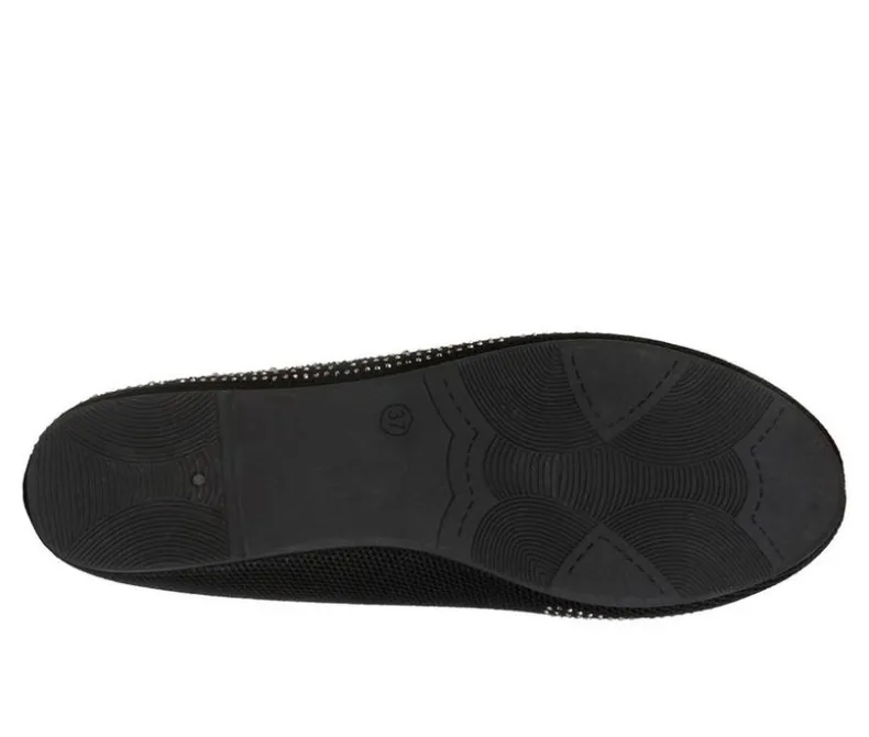 Flats>London Rag Women's Rhinestone Ballet Flats