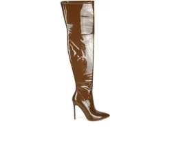 Dress>London Rag Women's Riggle Over The Knee Stiletto Boots