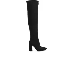 Dress>London Rag Women's Ronettes Over The Knee Heeled Boots