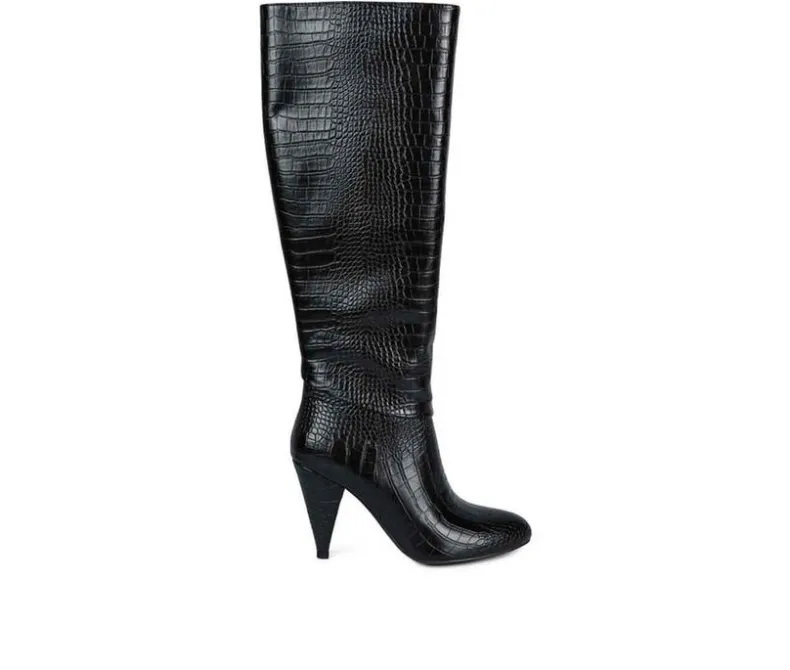 Tall|Dress>London Rag Women's Rum Rolls Knee High Boots