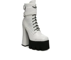 Lace Up|Dress>London Rag Women's Stomper Booties