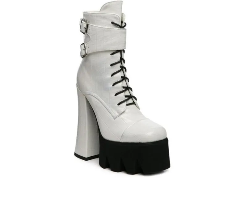 Lace Up|Dress>London Rag Women's Stomper Booties