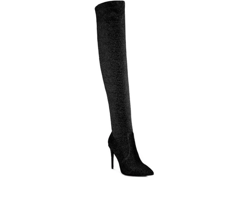 Dress>London Rag Women's Tigerlily Over The Knee Stiletto Boots