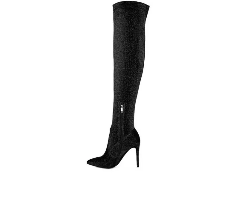 Dress>London Rag Women's Tigerlily Over The Knee Stiletto Boots