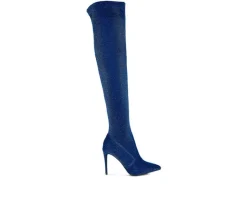 Dress>London Rag Women's Tigerlily Over The Knee Stiletto Boots