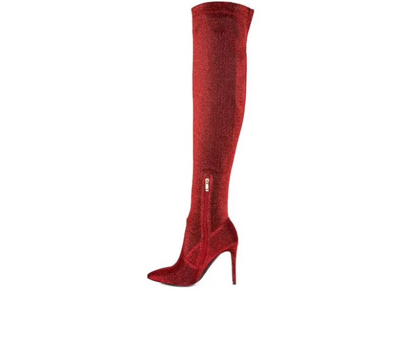Dress>London Rag Women's Tigerlily Over The Knee Stiletto Boots