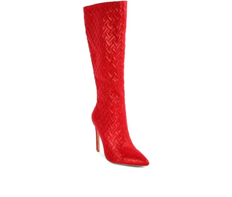 Tall|Dress>London Rag Women's Tinkles Knee High Stiletto Boots