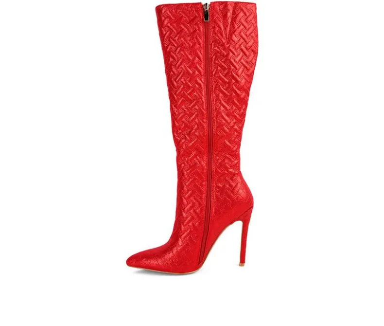 Tall|Dress>London Rag Women's Tinkles Knee High Stiletto Boots