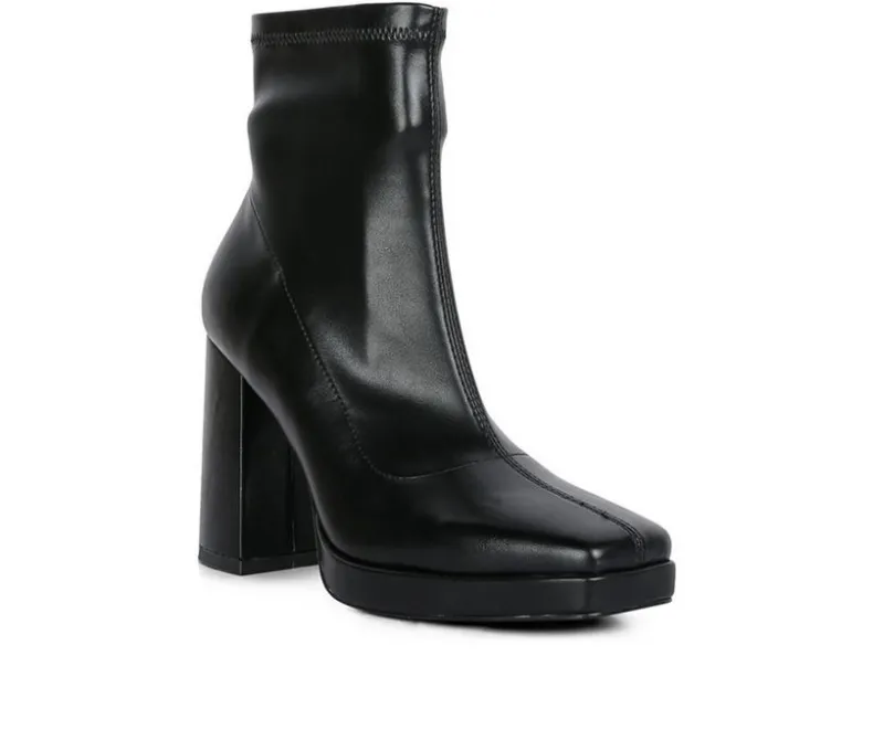 Dress>London Rag Women's Tintin Block Heel Booties