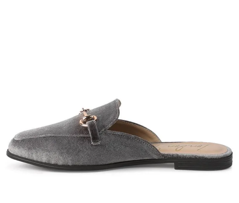 Clogs & Mules>London Rag Women's Velvet Mules