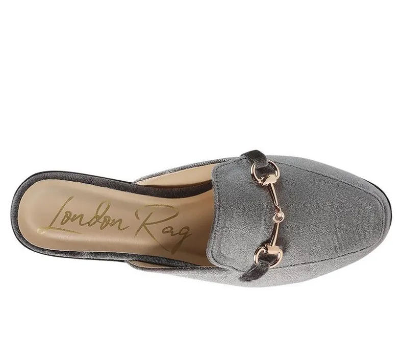 Clogs & Mules>London Rag Women's Velvet Mules