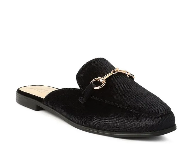 Clogs & Mules>London Rag Women's Velvet Mules