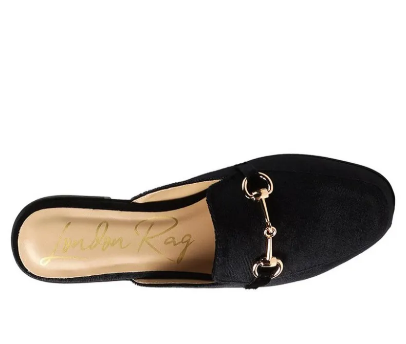Clogs & Mules>London Rag Women's Velvet Mules