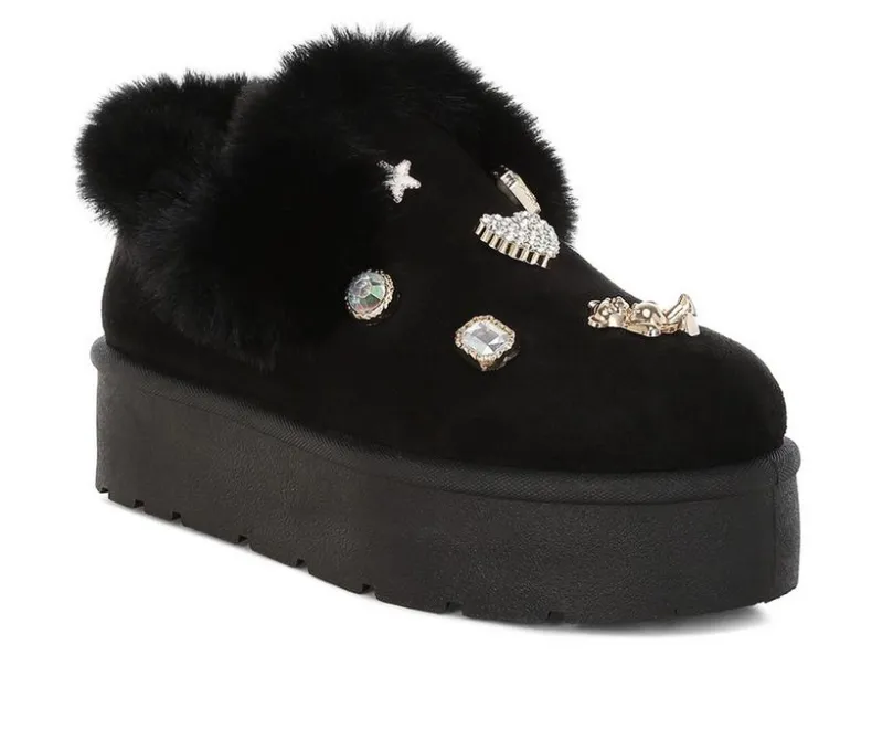 Boots & Booties>London Rag Women's Zeta Charm Winter Boot