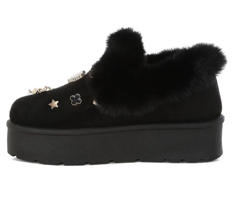 Boots & Booties>London Rag Women's Zeta Charm Winter Boot