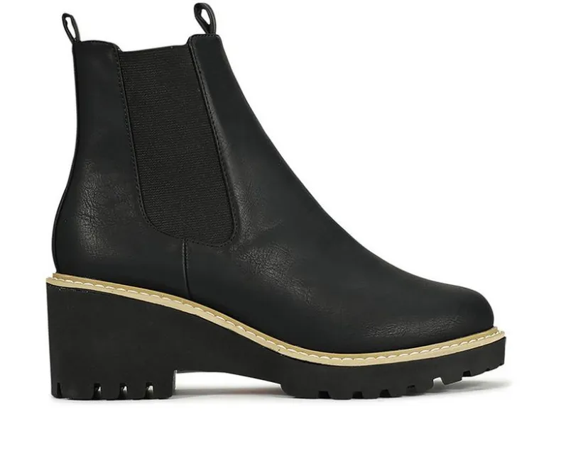 Dress|Chelsea>Los Cabos Women's Ari Wedge Chelsea Booties