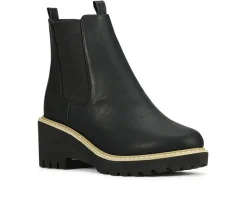 Dress|Chelsea>Los Cabos Women's Ari Wedge Chelsea Booties