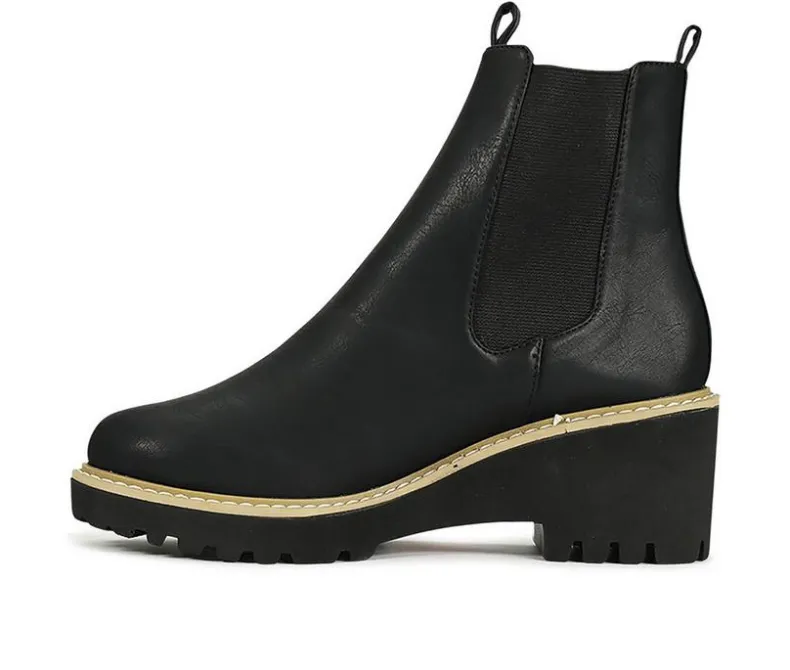 Dress|Chelsea>Los Cabos Women's Ari Wedge Chelsea Booties
