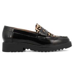 Loafers & Oxfords>Mia Amore Women's Hali Chunky Lugged Loafers