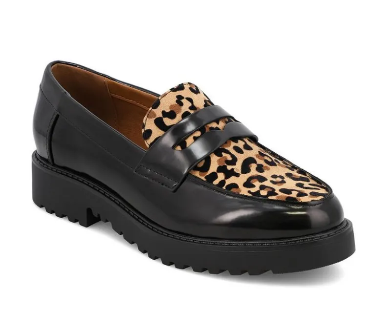Loafers & Oxfords>Mia Amore Women's Hali Chunky Lugged Loafers