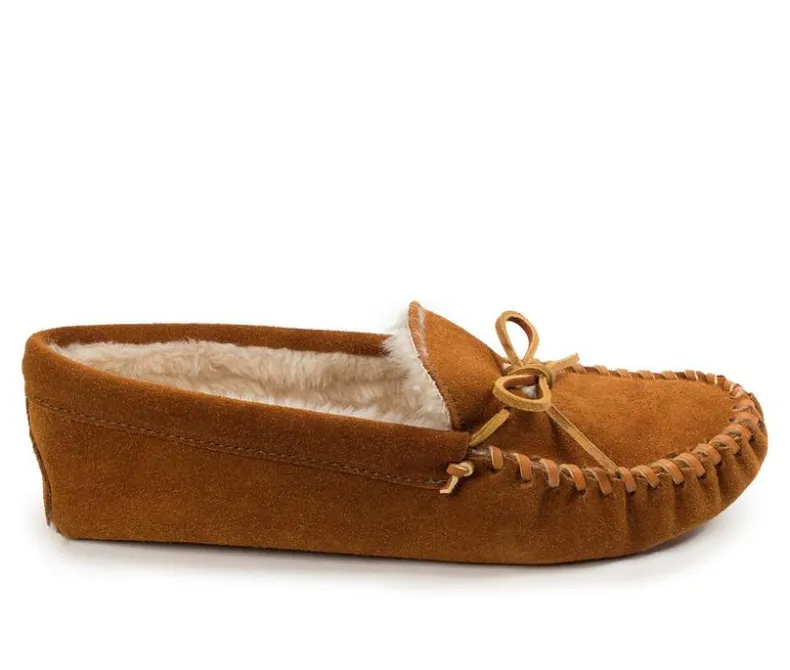 Boat Shoes & Slip-Ons>Minnetonka Women's Pile Lined Softsole