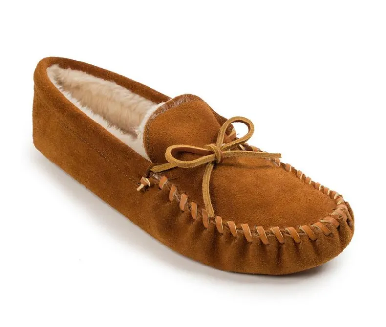 Boat Shoes & Slip-Ons>Minnetonka Women's Pile Lined Softsole