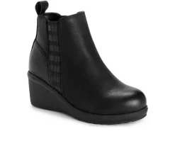 Dress|Chelsea>MUK LUKS Women's England Oxford Wedge Booties