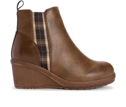 Dress|Chelsea>MUK LUKS Women's England Oxford Wedge Booties