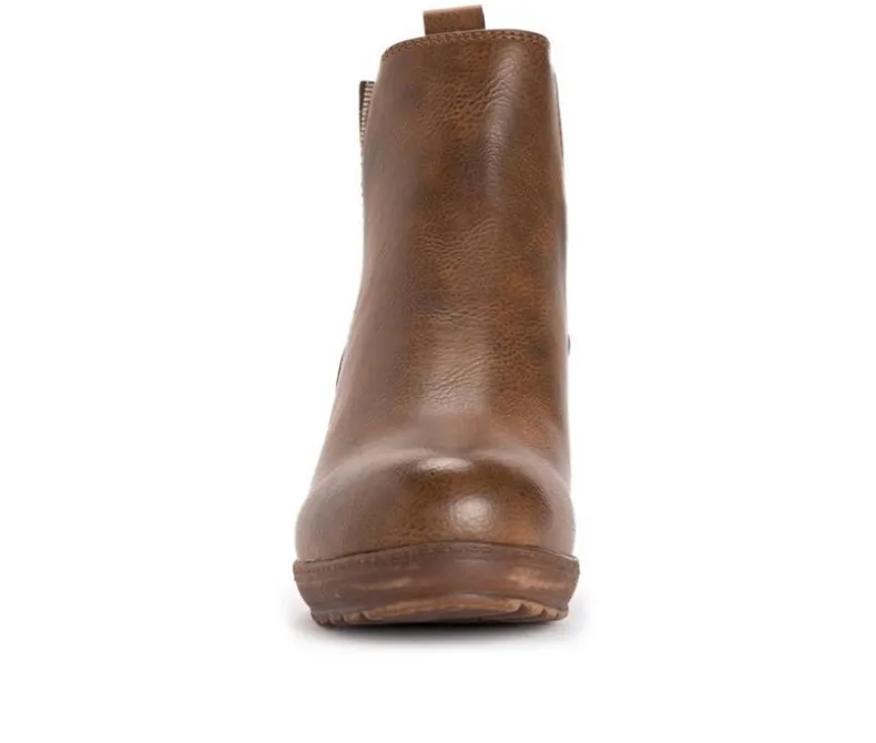 Dress|Chelsea>MUK LUKS Women's England Oxford Wedge Booties