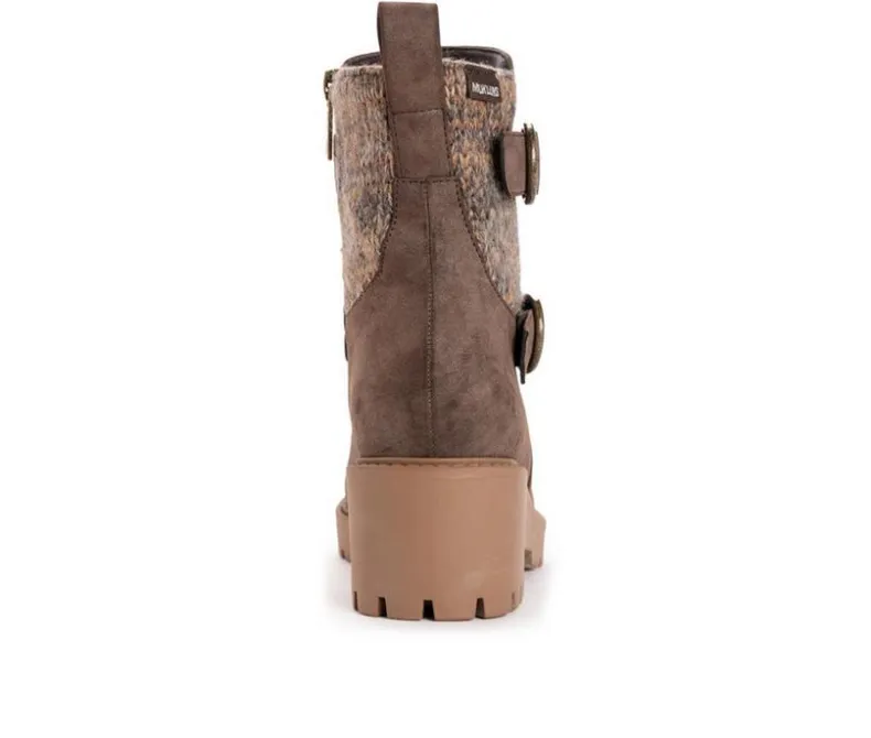 Dress>MUK LUKS Women's Finley Faith Heeled Winter Booties