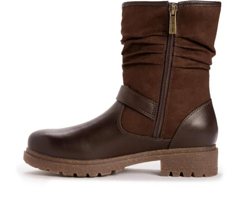 Moto>MUK LUKS Women's Scarlett Sabrina Mid Calf Boots