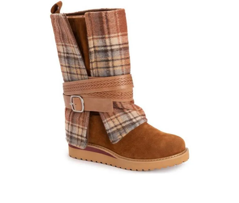 Cozy>MUK LUKS Women's Slipe Nikki Winter Boots