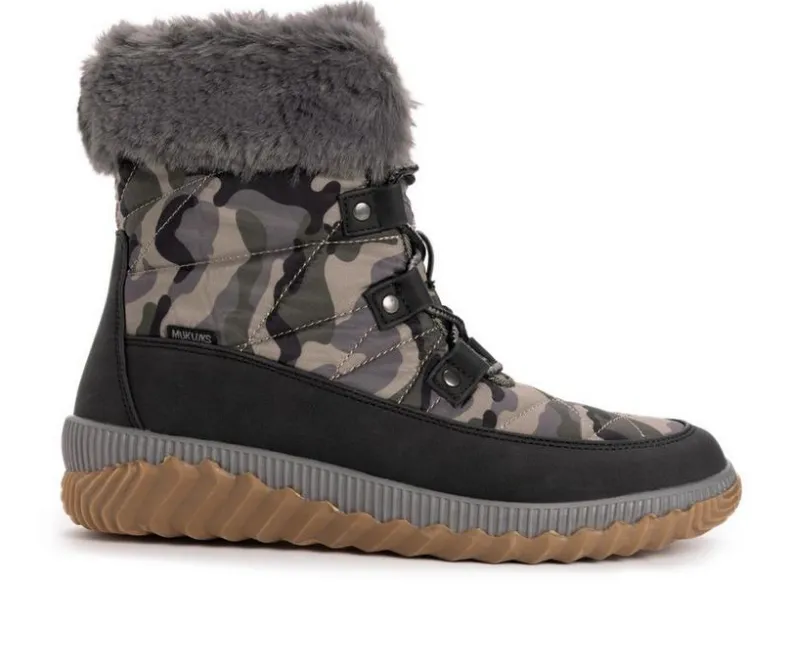 Lace Up|Cozy>MUK LUKS Women's Winnie Waverly Winter Boots