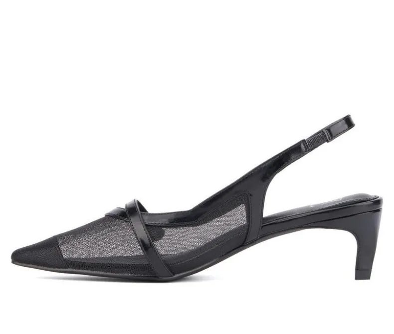 Pumps & Heels>New York and Company Women's Kristie Slingback Pumps