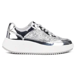 Platform|Fashion & Lifestyle>New York and Company Women's Tana Wedge Platform Sneakers