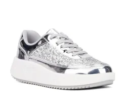 Platform|Fashion & Lifestyle>New York and Company Women's Tana Wedge Platform Sneakers
