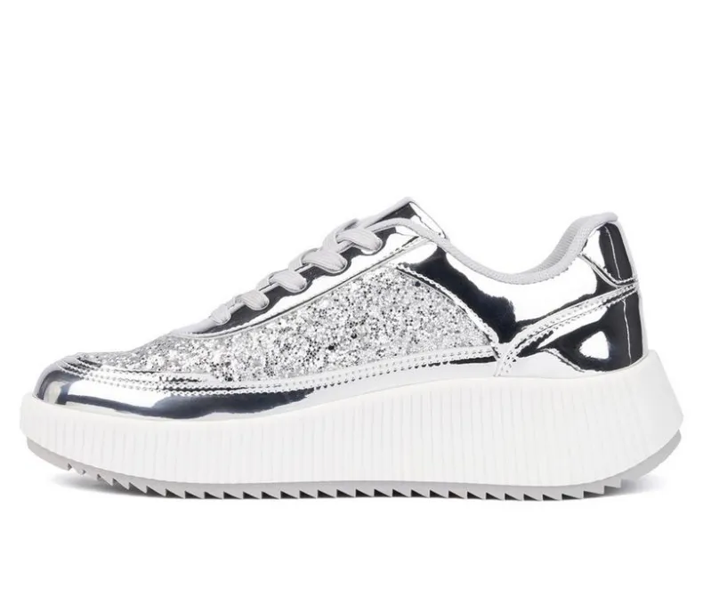 Platform|Fashion & Lifestyle>New York and Company Women's Tana Wedge Platform Sneakers
