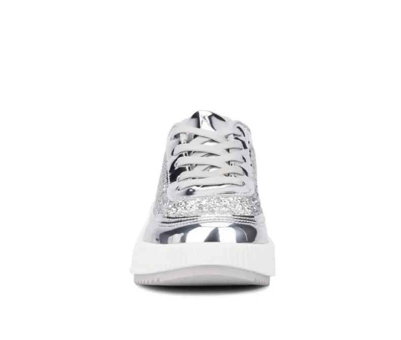 Platform|Fashion & Lifestyle>New York and Company Women's Tana Wedge Platform Sneakers