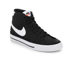 High Top|Fashion & Lifestyle>Nike Women's Court Legacy Mid Canvas Sneakers