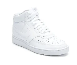 High Top|Fashion & Lifestyle>Nike Women's Court Vision Mid Sneakers